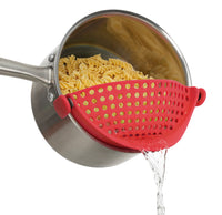 Silicone Clip-On Strainer