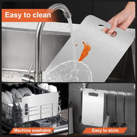 RBrands Steel Cutting Boards with Counter Guard