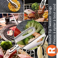 RBrands –Round Tip Tweezer Tongs