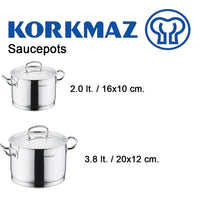 Korkmaz 11 piece Cookware Set - ProLine