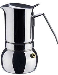 Vev  Vigano 8 Cups INOX VESPRESS Stove Top Espresso Maker