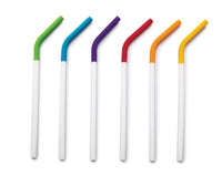 Rainbow Silicone Straws - Giftbox