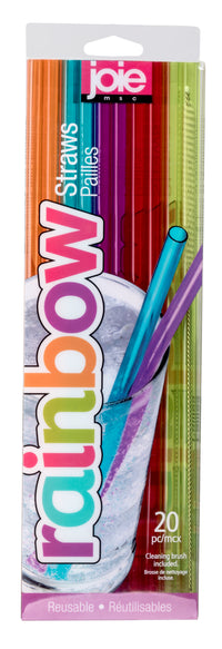 Rainbow PET-G Straws