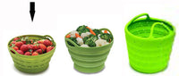 Small Silicone Collapsible Steamer & Colander