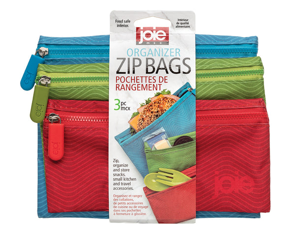 Organizer Zip Bags - 3 pc Set
